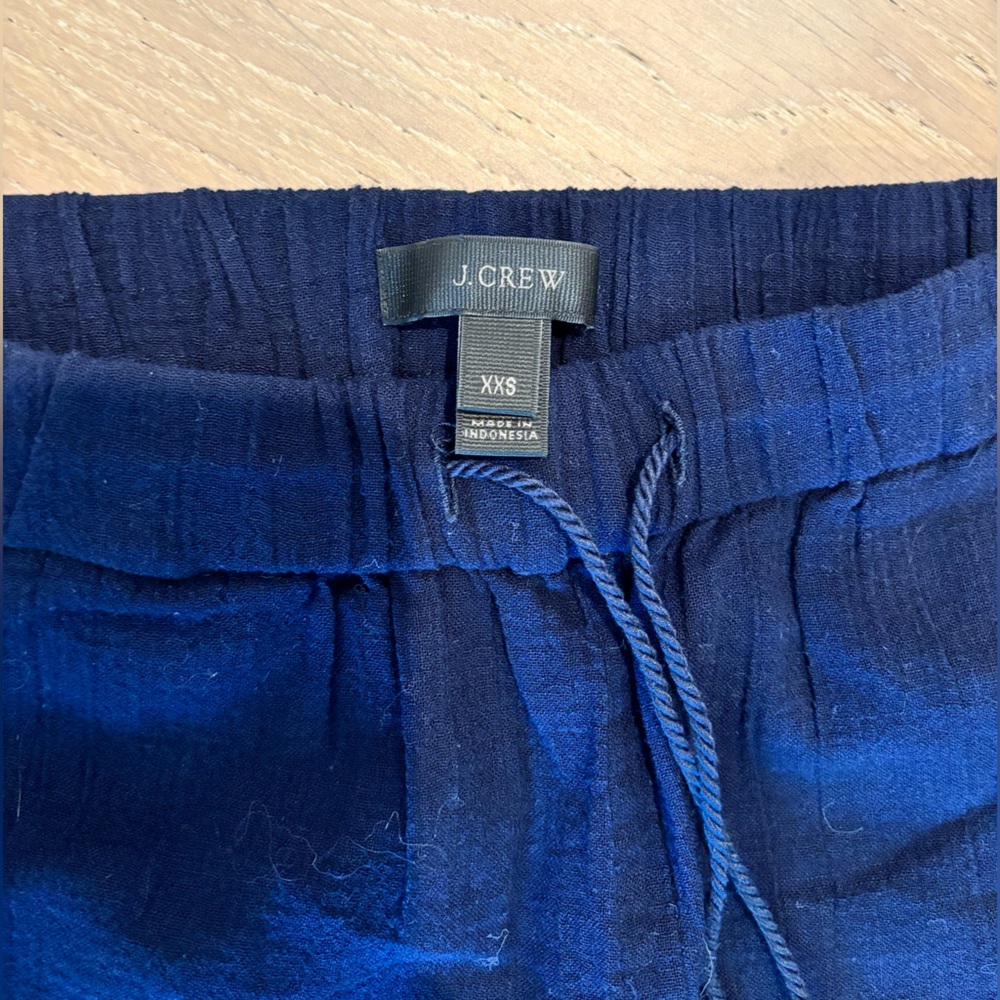 J. Crew Deep navy beachy pants - Picture 2 of 5